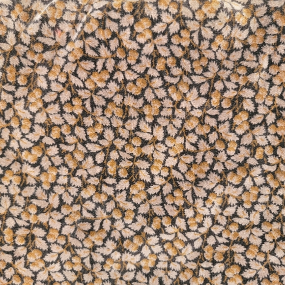 Vintage Handmade Brown/Burnt Orange Leaf Motif Clutch. 3" Opening. 12.5"W × 9" H - Picture 2 of 5